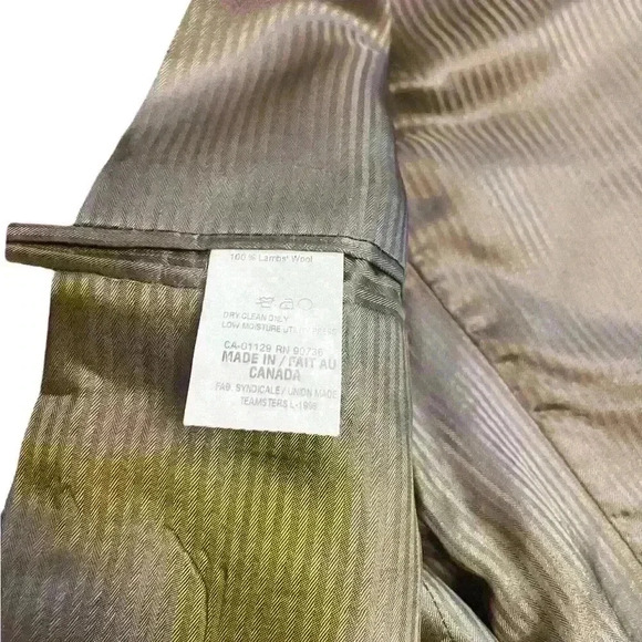 Polo University Ralph Lauren Lambs Wool Checked Sportcoat Jacket Blazer Mens 42R - Picture 10 of 11